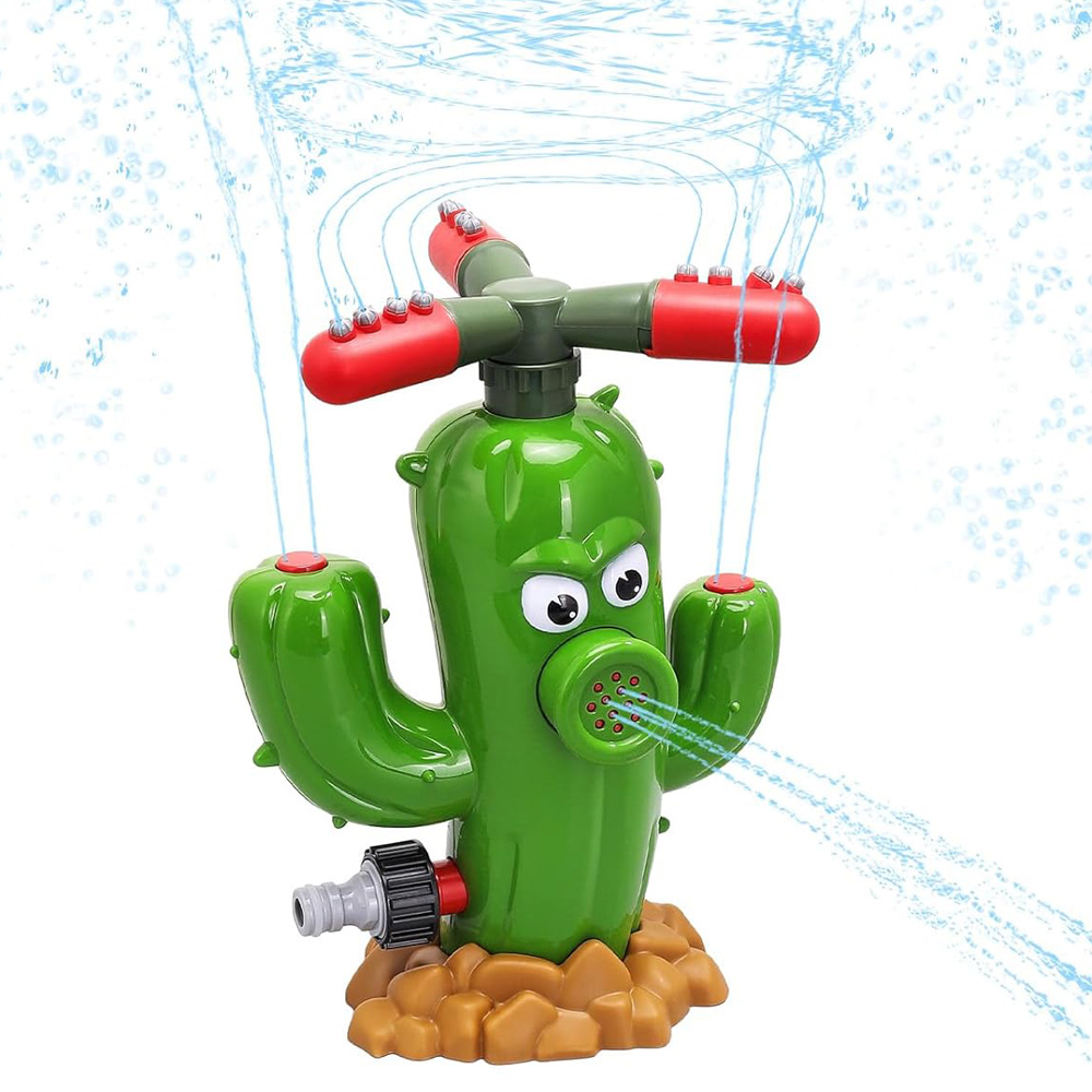 Kids Outdoor Garden Toys - Water Spray Toy Cactus Sprinkler Outdoor