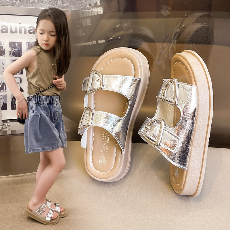 Kids Indoor Outdoor Slippers - Summer Children Sandals Baby Girls Toddler