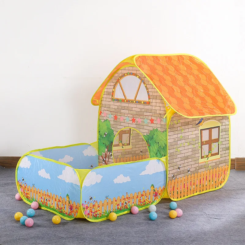 Kids Outdoor Garden Toys - Portable Folding Kids Play Tent House