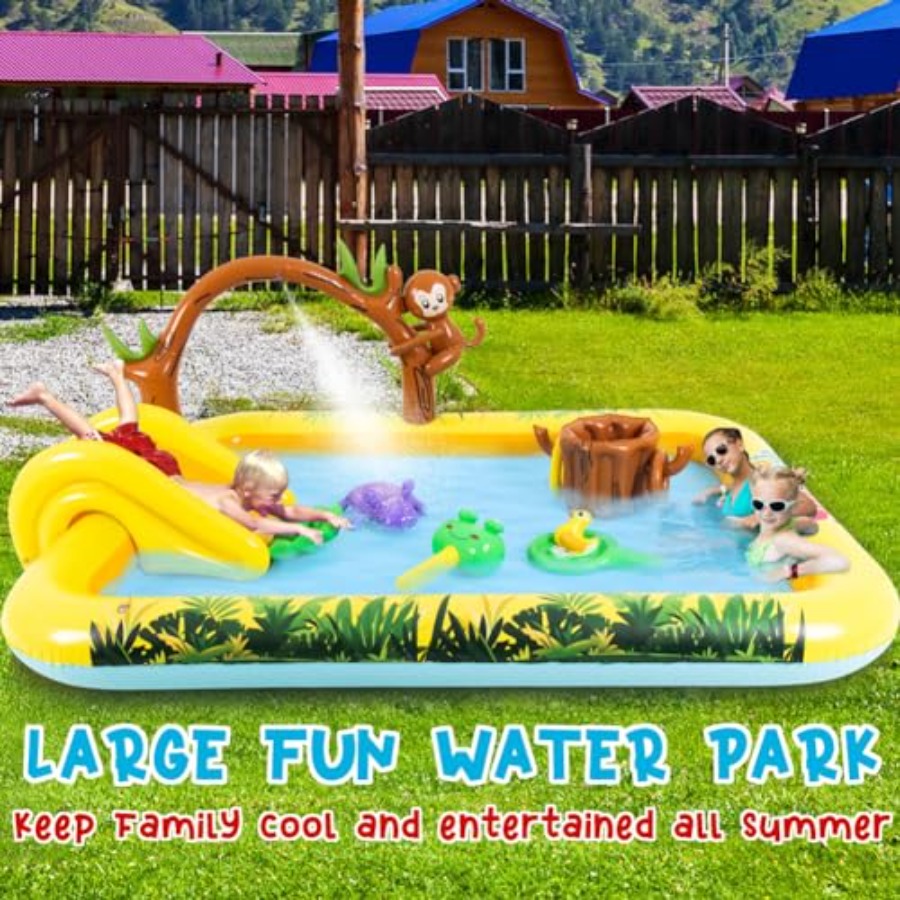 Outdoor inflatable jungle anim - Kids Outdoor Garden Toys recension och pris