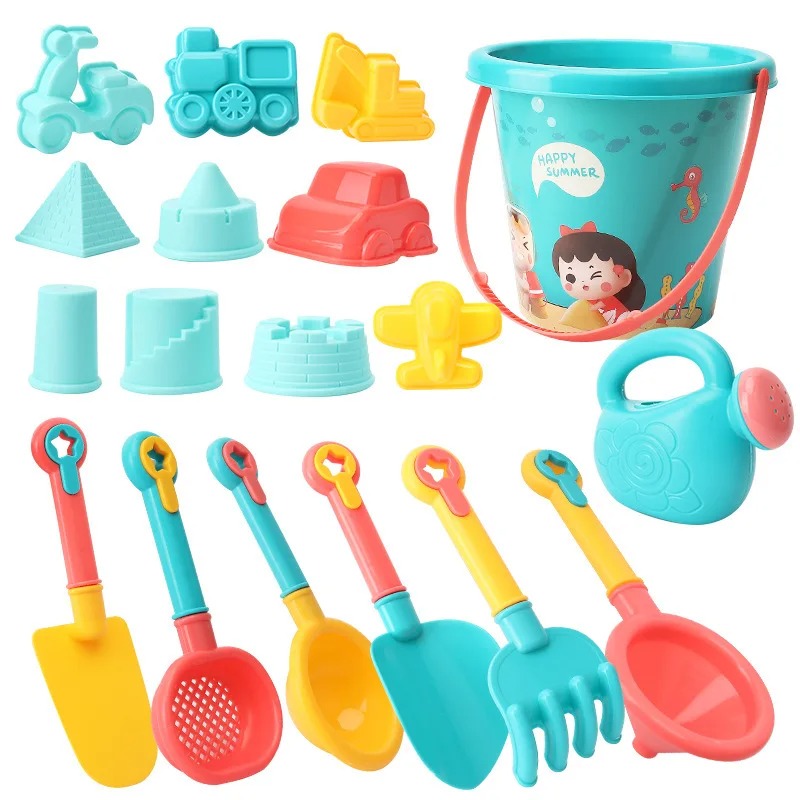 18PCS Beach Toy Set Bucket Sea - Kids Outdoor Storage recension och pris