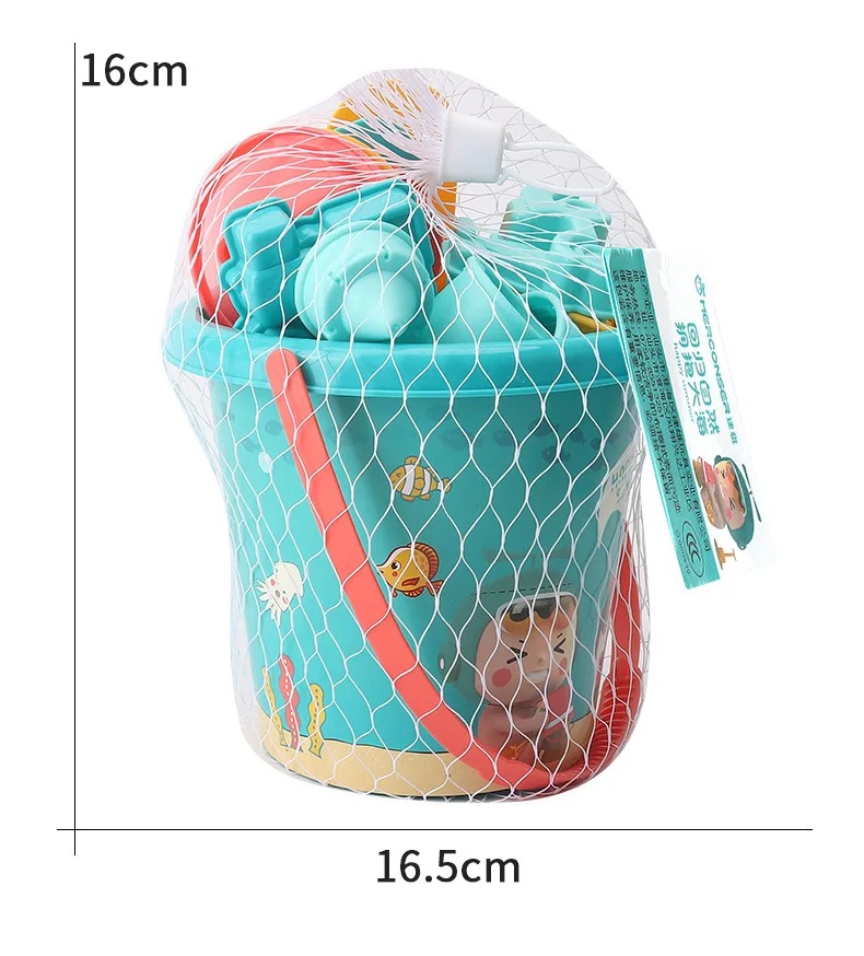 18PCS Beach Toy Set Bucket Sea - Kids Outdoor Storage recension och pris