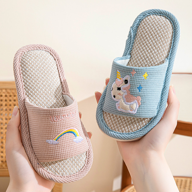 Hemp Cartoon Slippers Children - Kids Outdoor Obstacle Course recension och pris