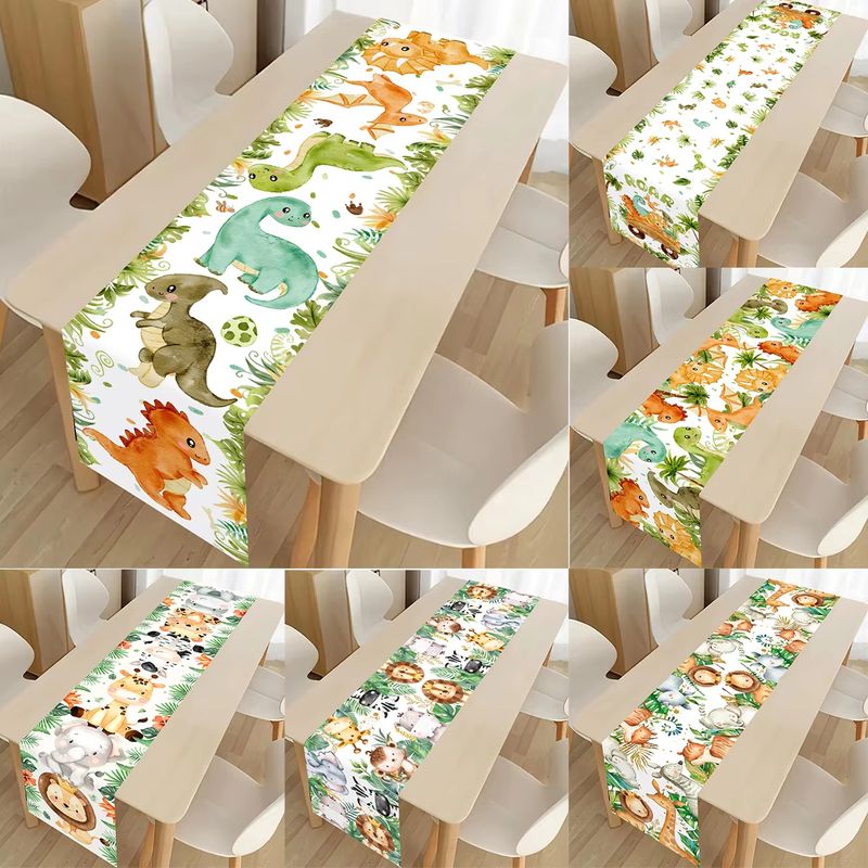 VIKAMA Kids Table Runner Dinos - Kids Outdoor Dining Table recension och pris