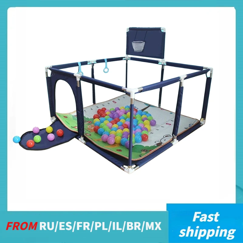 Square Baby Playpen Toddler Ba - Kids Outdoor Obstacle Course recension och pris
