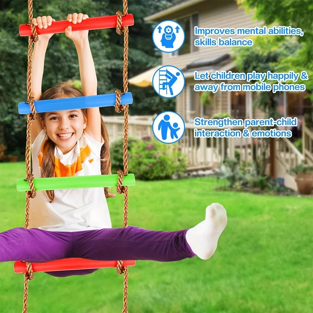 1pc Colorful Kids Climbing Lad - Kids Outdoor Ladder recension och pris