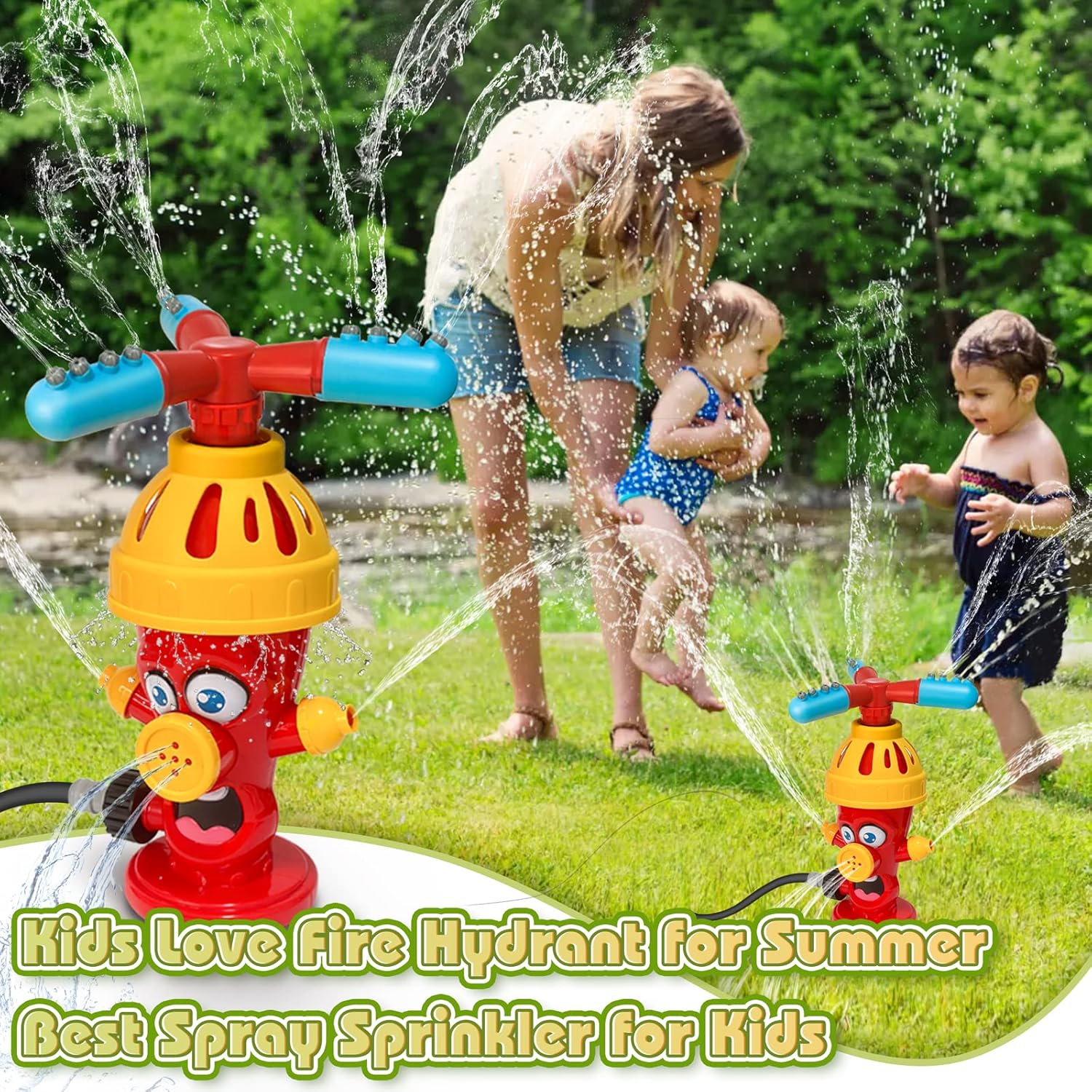 Hydrant Sprinkle Water Spray T - Kids Outdoor Garden Toys recension och pris