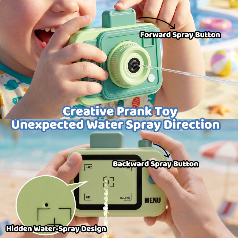 Double-sided Water Gun Camera  - Kids Outdoor Storage recension och pris
