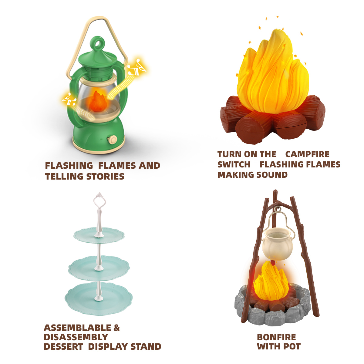 Kids Camping Set Campfire Pret - Kids Outdoor Playset recension och pris