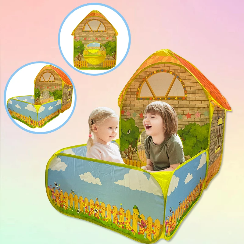 Portable Folding Kids Play Ten - Kids Outdoor Garden Toys recension och pris