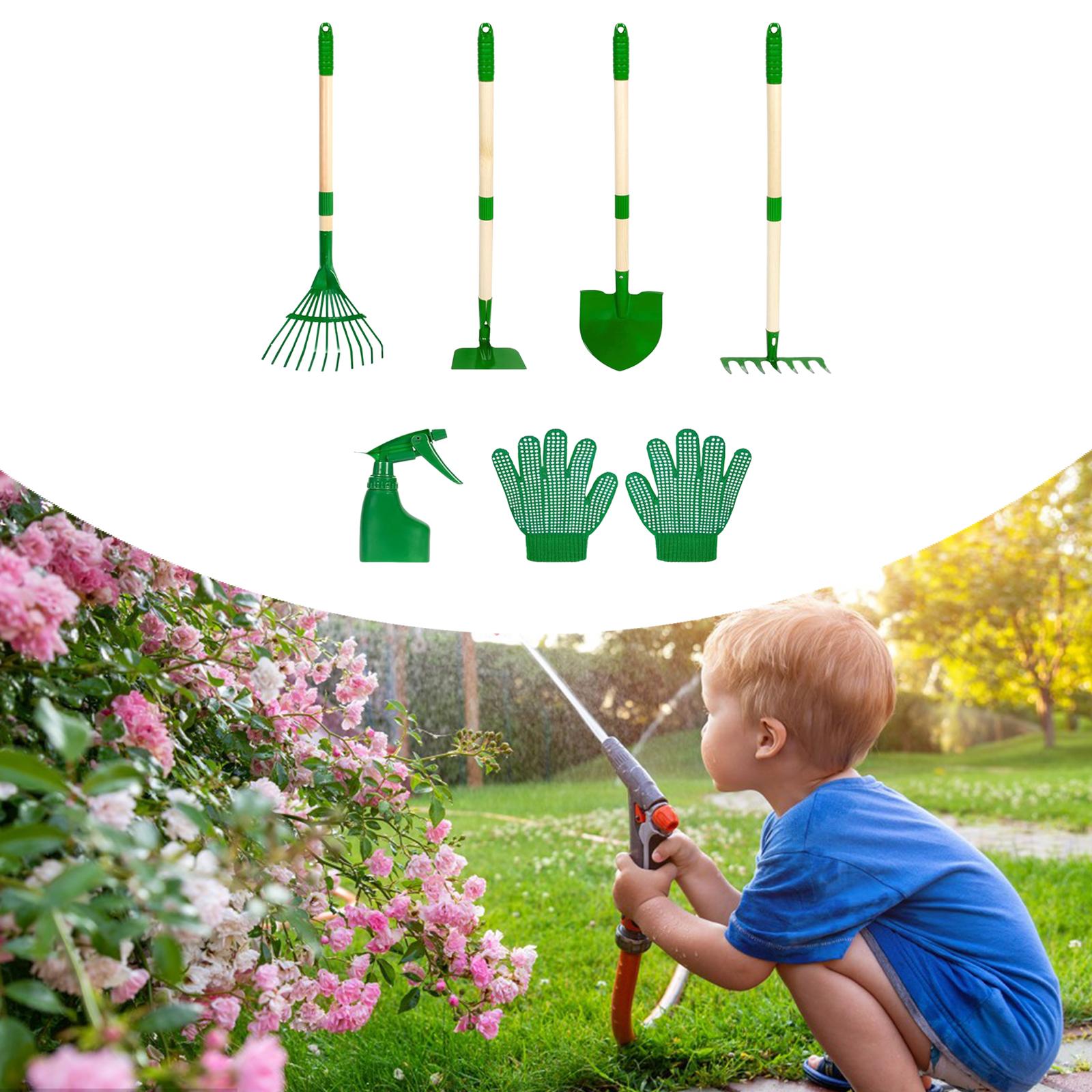 6x Kids Gardening Tools Set Ou - Kids Outdoor Garden Toys recension och pris