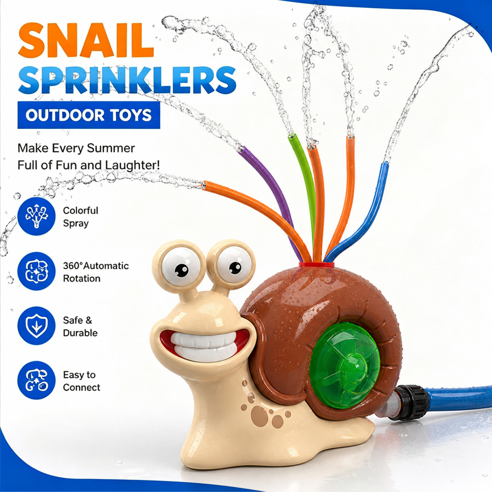 Water Spray Outdoor Toy Snail  - Kids Outdoor Garden Toys recension och pris