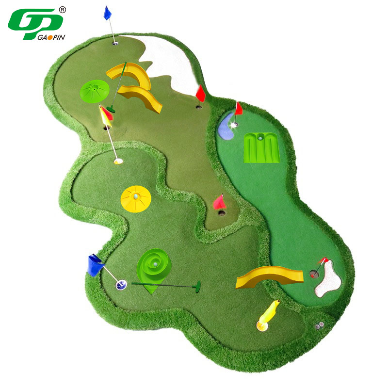 Mini Golf Course Set Indoor/Ou - Kids Outdoor Obstacle Course recension och pris